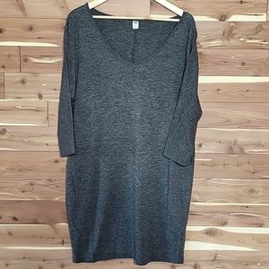 Old Navy Dress, Size L, Dark Heather Grey
